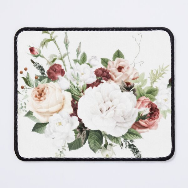 Item preview,  Patrón floral elegante y elegante con hermosas y preppy rosas victorianas y peonías de época en colores claros en un patrón de trazos de acuarela pastel moderno y abstracto. Regalo femenino perfecto para el amante de las flores y la naturaleza con sentid designed and sold by dmr studio.