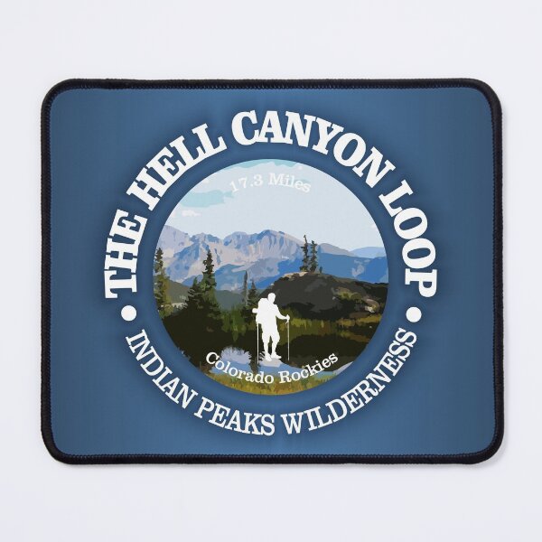 Item preview, Hell Canyon Loop (rd) designed and sold by curranmorgan.