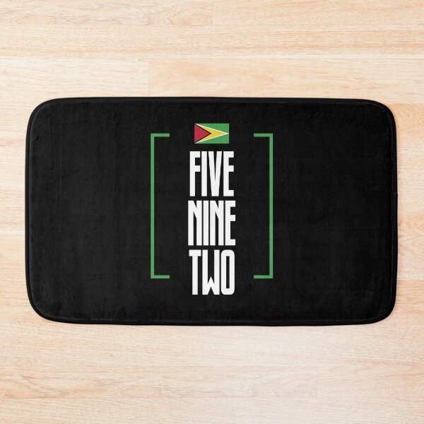 Item preview, Guyana Area Code Five Nine Two 592 Guyanese Flag designed and sold by Uppercase Tees.