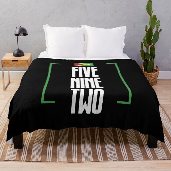 Item preview, Guyana Area Code Five Nine Two 592 Guyanese Flag designed and sold by Uppercase Tees.