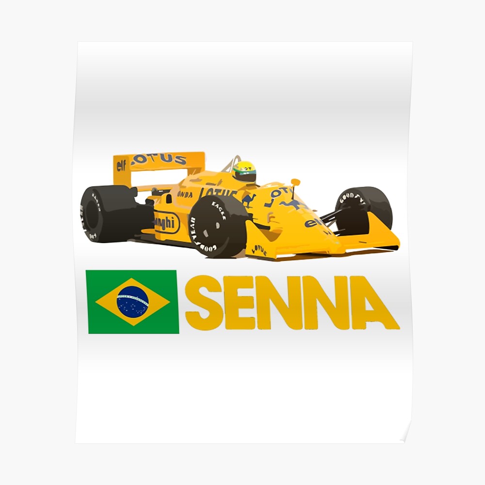 Sticker Frontansicht Ayrton Senna Helmdesign Aufkleber 