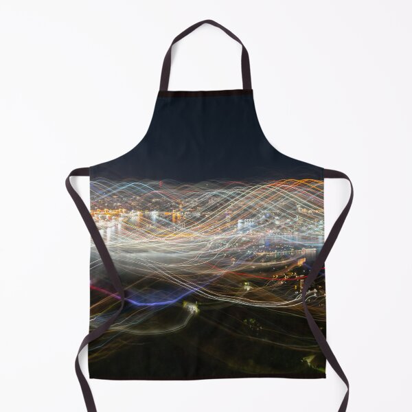 Item preview, Abstract effect Wellington city urban bright night lights designed and sold by Brian Scantlebury.