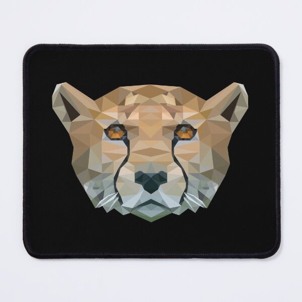 Item preview, Cheetah Polygon Geometric - Pixelated Carnivore designed and sold by SphereZones.