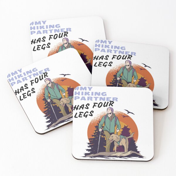 Item preview, My Hiking Partner Has Four Legs, For Dog Lover, Hiking Lover designed and sold by RoManSmArt.