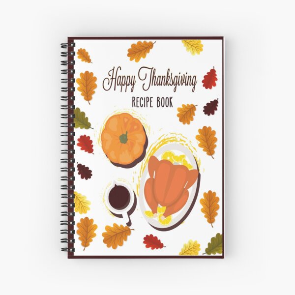 Recipe Book Blank Hardcover Journal for Sale by spaceopy
