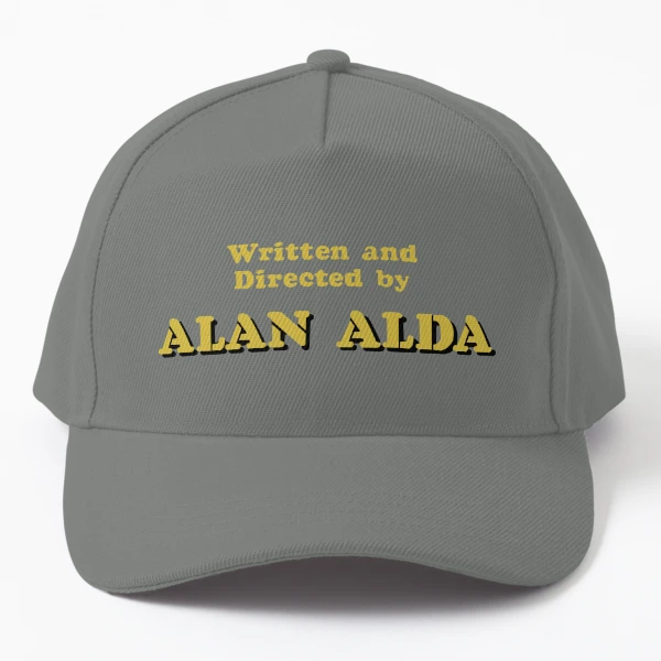 Gorra for Sale con la obra «Escrito y dirigido por Alan Alda» de  CipherWanderer