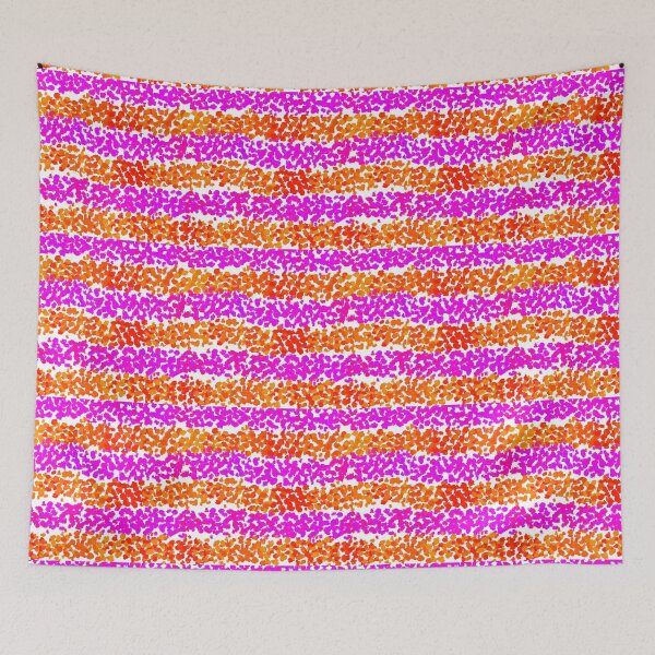 Item preview, Pink and orange stripes designed and sold by Mbouchard12.