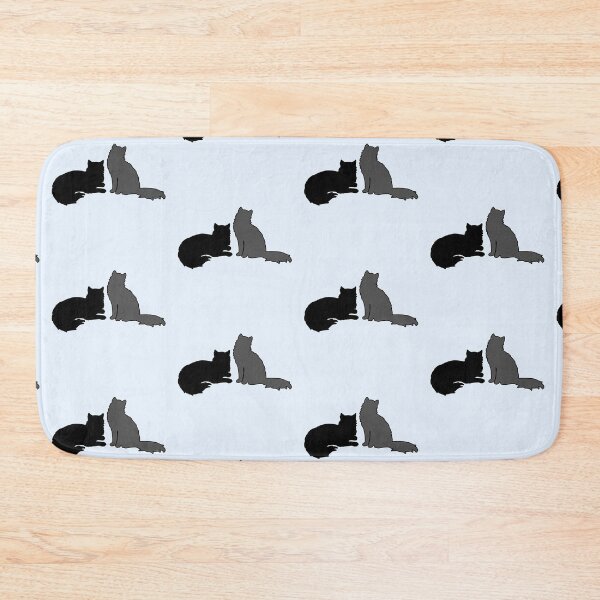 Item preview, Bree & Sel Looking At You (Black & Grey Cats) designed and sold by andmarstan.