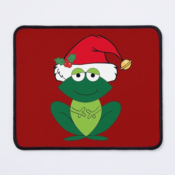 Item preview, Cute Christmas Frog in Santa Hat designed and sold by Epic Love Designs.