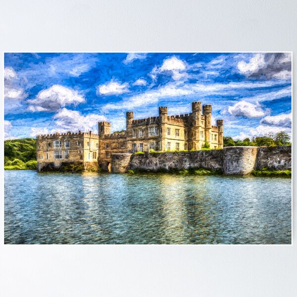 Item preview, Castle And Moat Art designed and sold by Londonimages.
