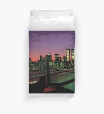 A Night on the Town Duvet Cover