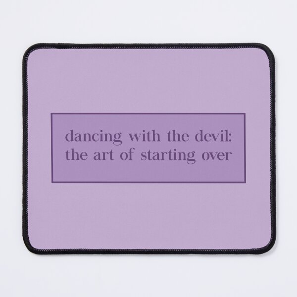Item preview, dancing with the devil: the art of starting over (purple version) designed and sold by vbsartwork.