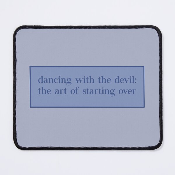 Item preview, dancing with the devil: the art of starting over (blue version) designed and sold by vbsartwork.
