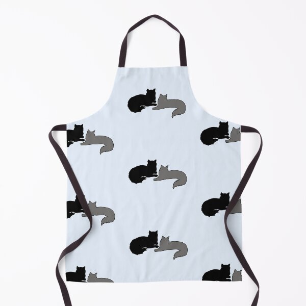 Item preview, Bree & Sel Lounging Around (Black & Grey Cats) designed and sold by andmarstan.