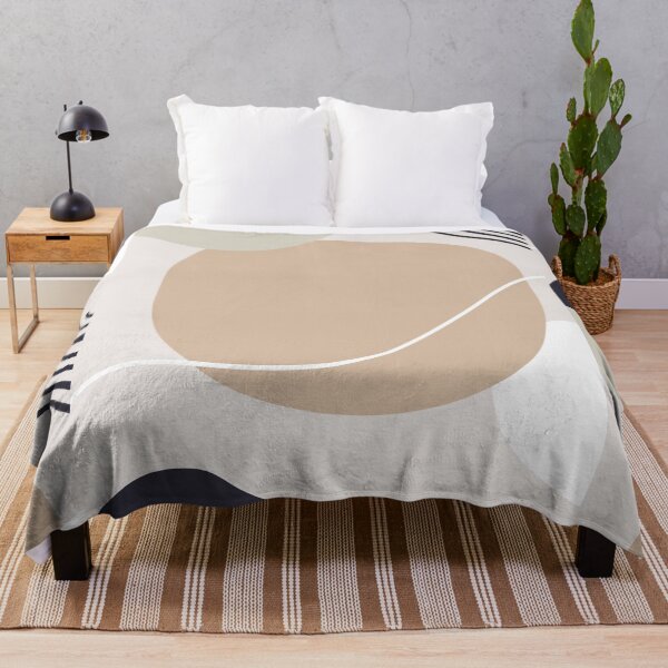 Item preview, Boho aesthetic abstract pattern -- pastel brown and grey designed and sold by MagicStrawberry.