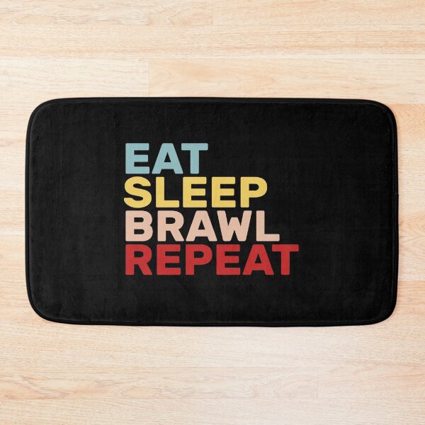 Item preview,  RETRO  Eat Sleep Brawl Repeat 2021 : gift for girl-gift for mom - gift for sister designed and sold by charaf19.