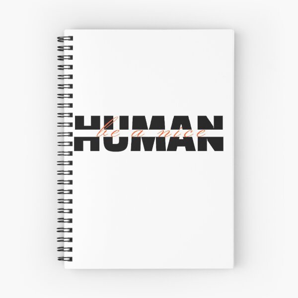 Item preview, Be a nice human designed and sold by LU NA.