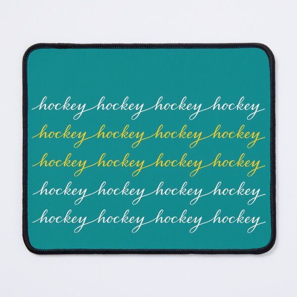 Item preview, Hockey lettering dark turquoise designed and sold by hookfreaks.