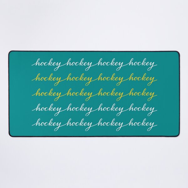 Item preview, Hockey lettering dark turquoise designed and sold by hookfreaks.
