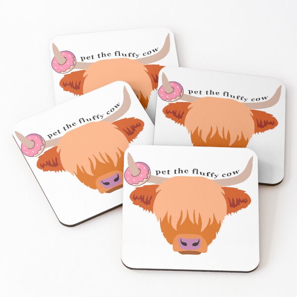 Item preview, Do Not Pet The Fluffy Cows Design With Writing designed and sold by ia-ukiyo.