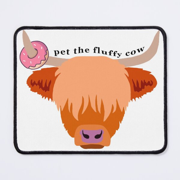 Item preview, Do Not Pet The Fluffy Cows Design With Writing designed and sold by ia-ukiyo.