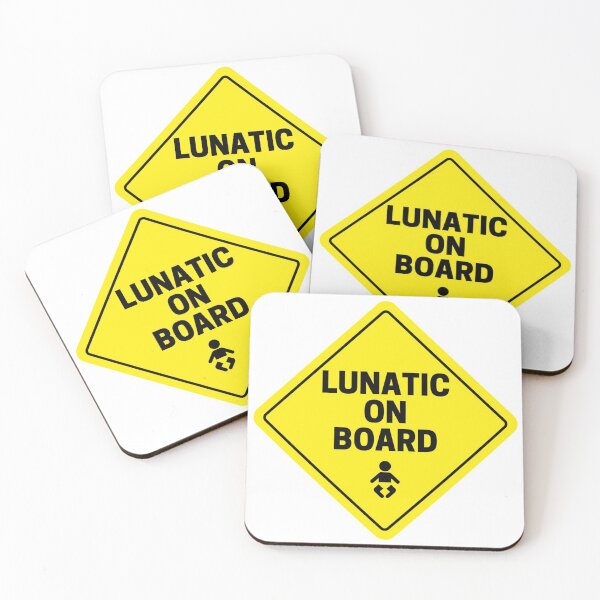 Item preview, Lunatic on Board designed and sold by ArrogantOwl.