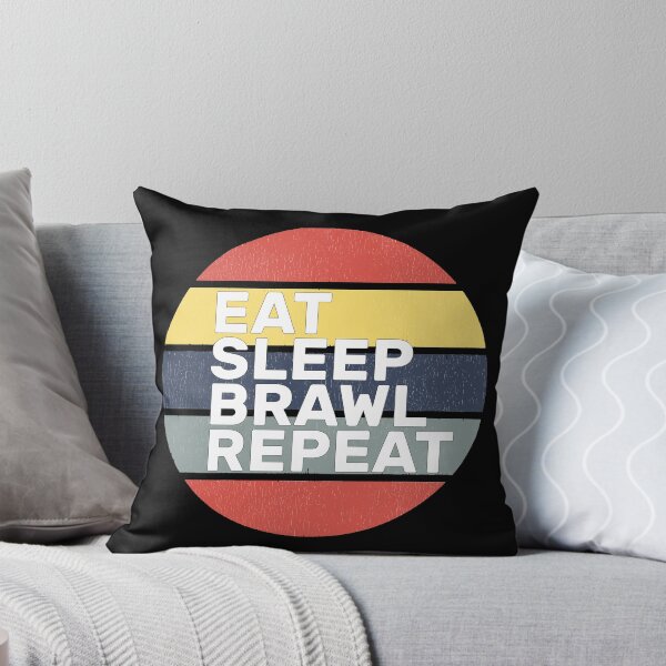 Item preview,  RETRO CERCLE Eat Sleep Brawl Repeat 2021 : gift for girl-gift for mom - gift for sister designed and sold by charaf19.
