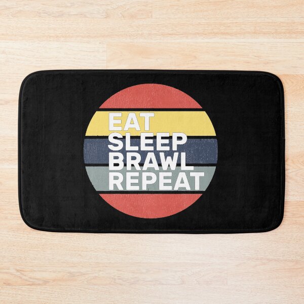 Item preview,  RETRO CERCLE Eat Sleep Brawl Repeat 2021 : gift for girl-gift for mom - gift for sister designed and sold by charaf19.