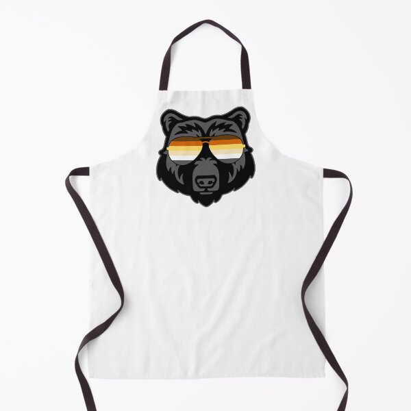 Item preview, Gay Bear wearing Bear Pride Flag Sunglasses designed and sold by Thelittlelord.