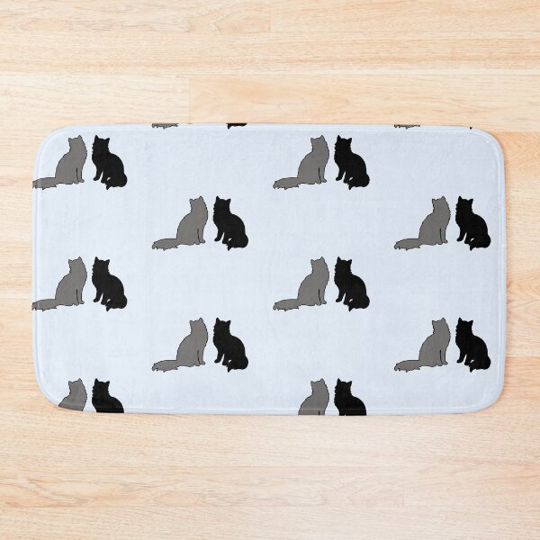 Item preview, Bree & Sel Twinning (Black & Grey Cats) designed and sold by andmarstan.