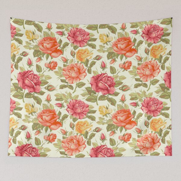 Item preview, Seamless beautiful floral roses pattern - Muzozumi No.035 designed and sold by mabanda.