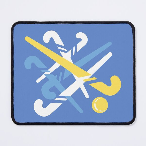 Item preview, small hockey stick blue yellow designed and sold by hookfreaks.