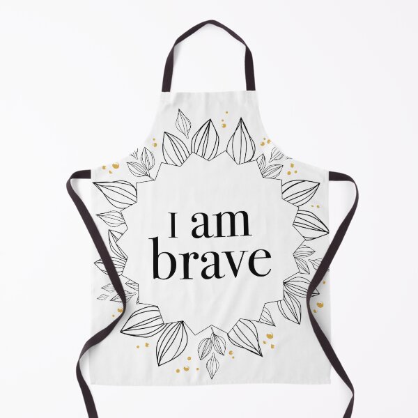 Item preview, I am brave inspirational quote designed and sold by tessakatecreate.