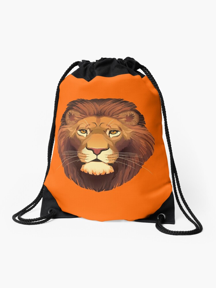 lion face bag