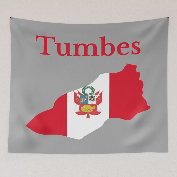 Item preview, Tumbes Region Map Design, Peru designed and sold by marosharaf.