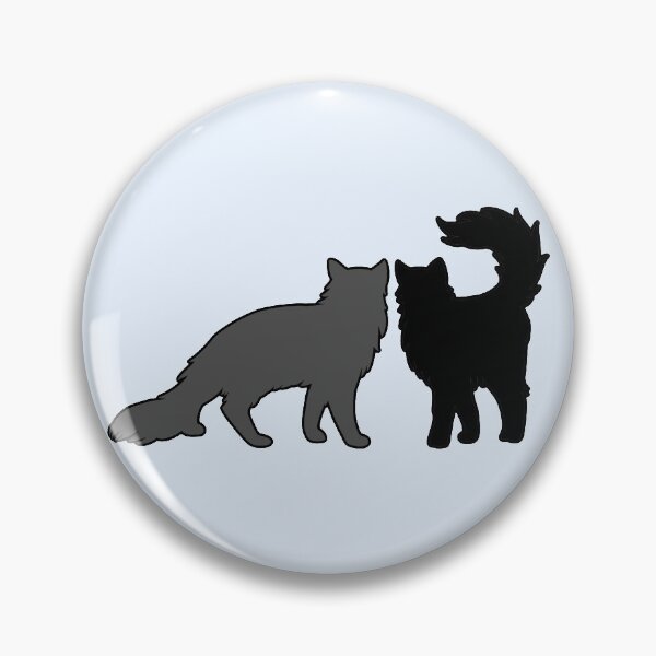 Item preview, Bree & Sel Feeling Spicy (Black & Grey Cats) designed and sold by andmarstan.