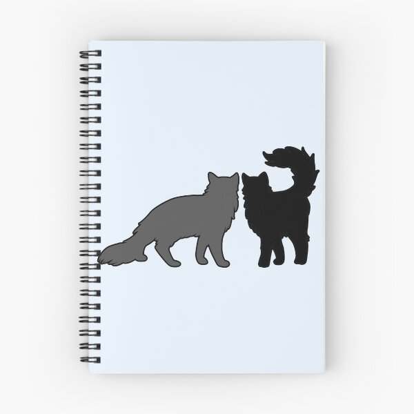 Item preview, Bree & Sel Feeling Spicy (Black & Grey Cats) designed and sold by andmarstan.