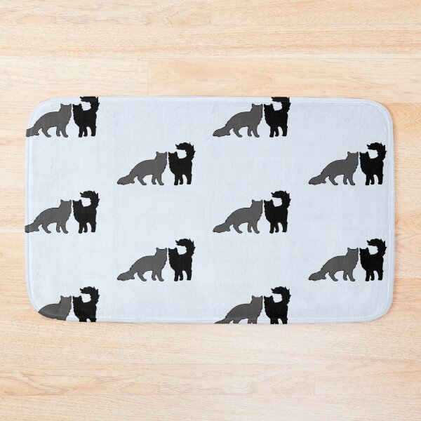 Item preview, Bree & Sel Feeling Spicy (Black & Grey Cats) designed and sold by andmarstan.