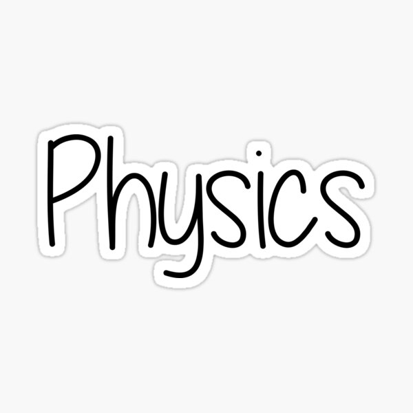 Item preview, School Subject Sticker - Physics designed and sold by UnseenGhost.