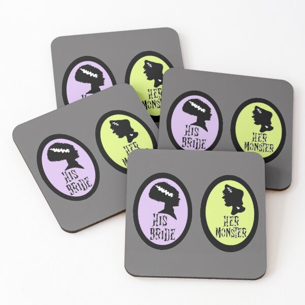 Item preview, Frankenstein & His Bride designed and sold by PunkxCass.