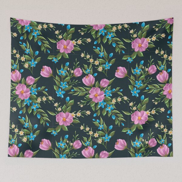 Item preview, Seamless beautiful floral pattern - Muzozumi No.037 designed and sold by mabanda.