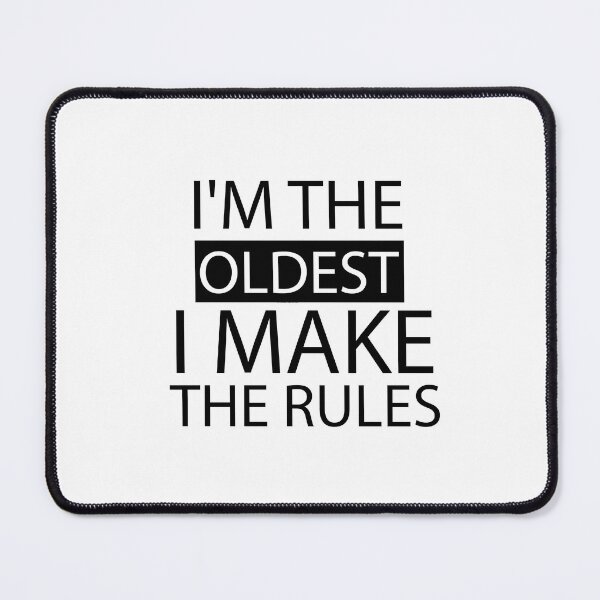 Item preview, i'm the oldest i make the rules, Middle-Youngest, The Rules Family Matching, Toddler-Youth, Sibling Matching, Oldest Youngest, rules funny matching sibling designed and sold by adjamine.