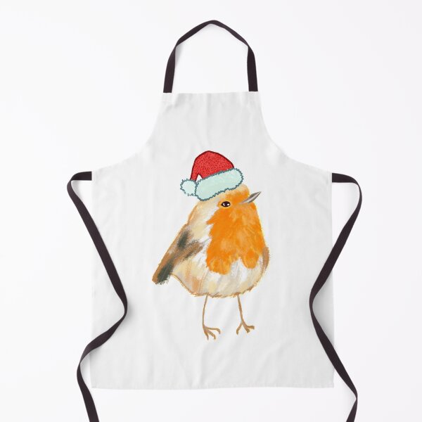 Item preview, Santa Claus Robin bird designed and sold by orangerinka.