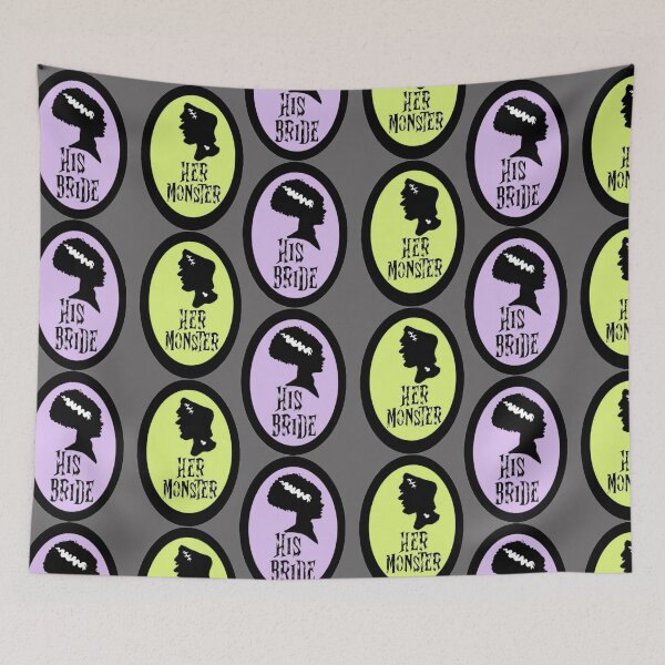 Item preview, Frankenstein & His Bride designed and sold by PunkxCass.