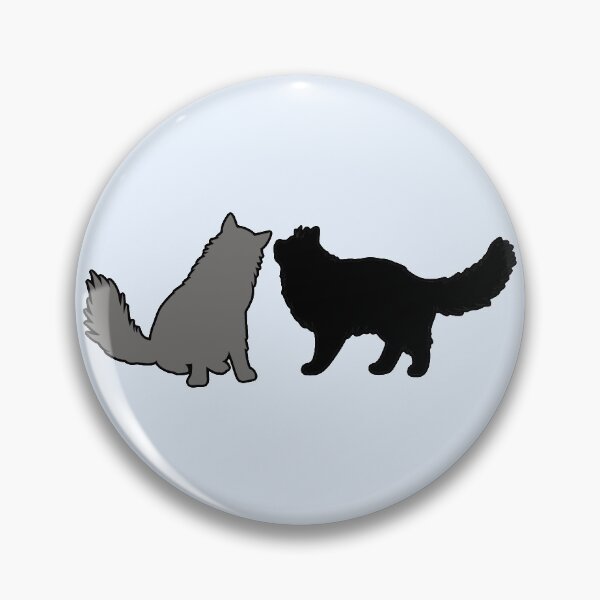 Item preview, Bree & Sel Telling Secrets (Black & Grey Cats) designed and sold by andmarstan.