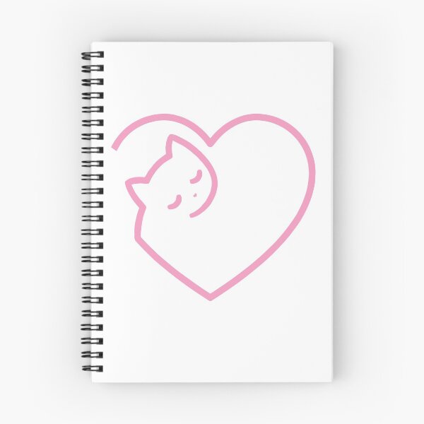 Item preview, love and cat / Cat in Heart  designed and sold by RKWstudio.