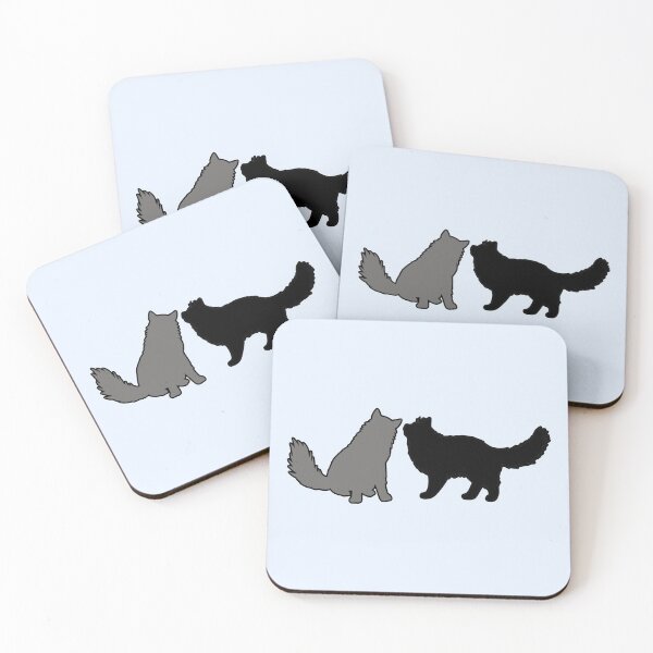 Item preview, Bree & Sel Telling Secrets (Black & Grey Cats) designed and sold by andmarstan.