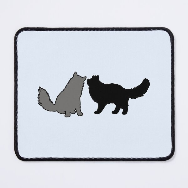 Item preview, Bree & Sel Telling Secrets (Black & Grey Cats) designed and sold by andmarstan.
