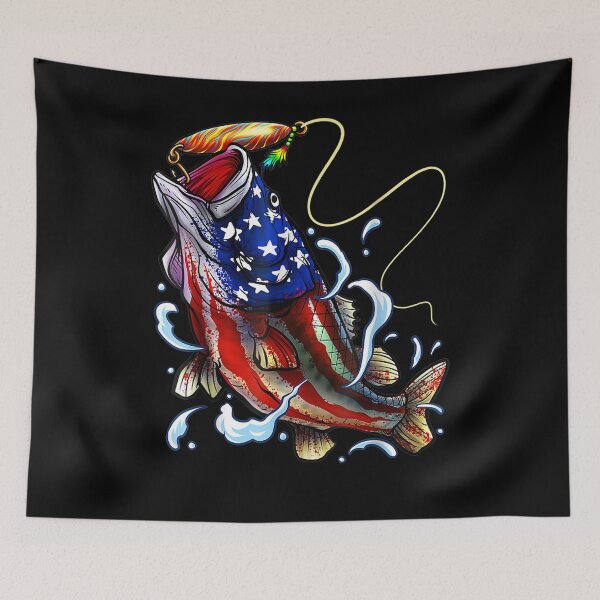 Item preview, Bass Fishing Fish designed and sold by robinxam.