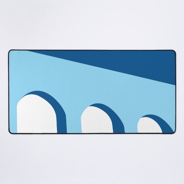 Item preview, Bauhaus - Retro / Art Deco architecture discipline from Berlin, Germany - Available in posters, etc - Blue Light On White designed and sold by crazycollective.